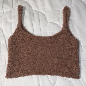 SKIMS Cozy Knit Bralette - Rose Clay Color